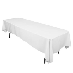 nappe blanche pour table 183*76