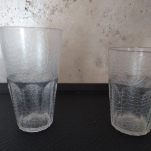 Verre plastique granité 33/40 cl